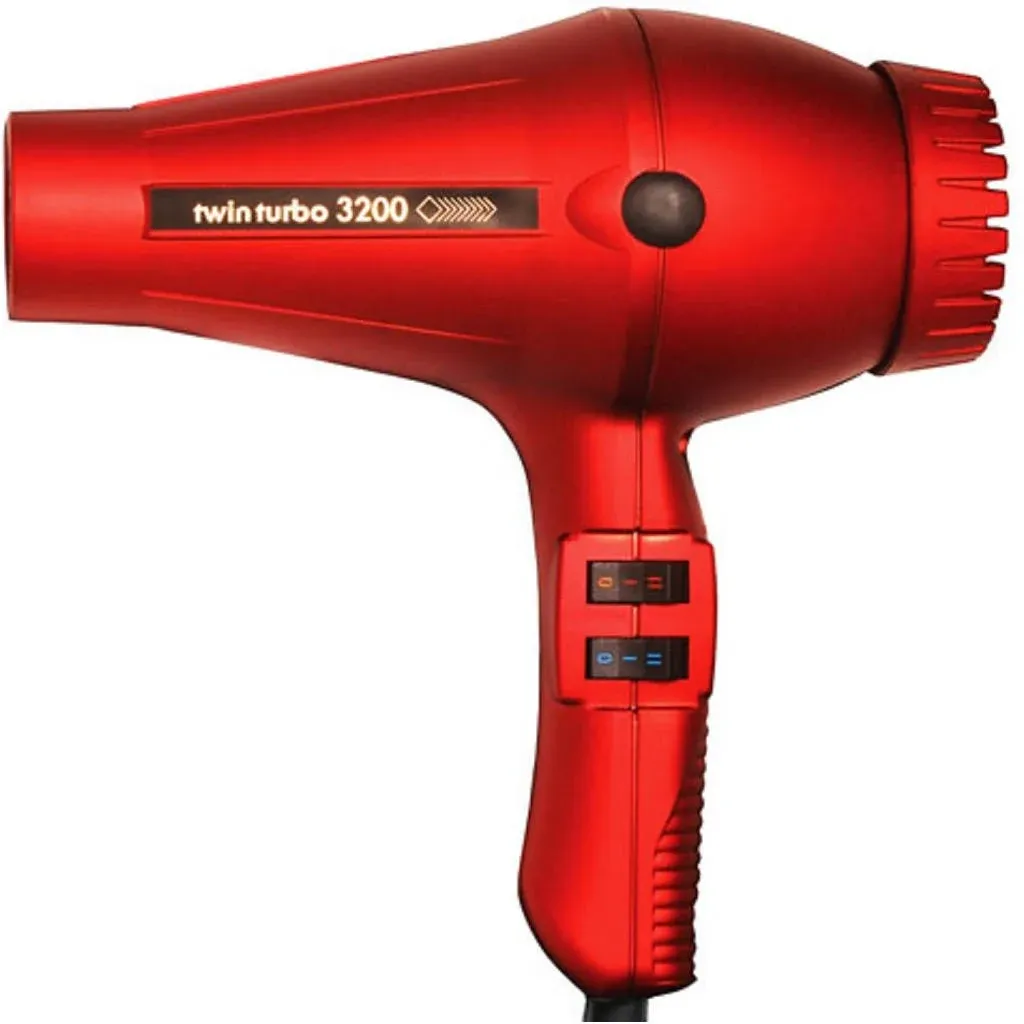 Turbo Power TwinTurbo 3200 Professional Hair Dryer | Red