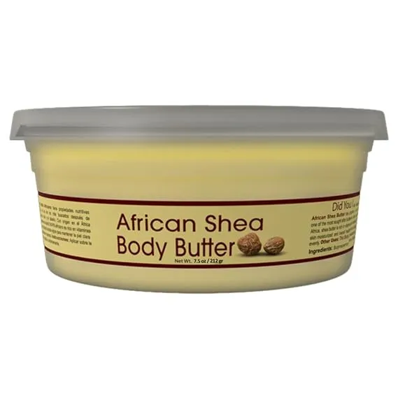 African Shea Body Butter, For Skin &amp; Hair, 7.5 oz (212 g)