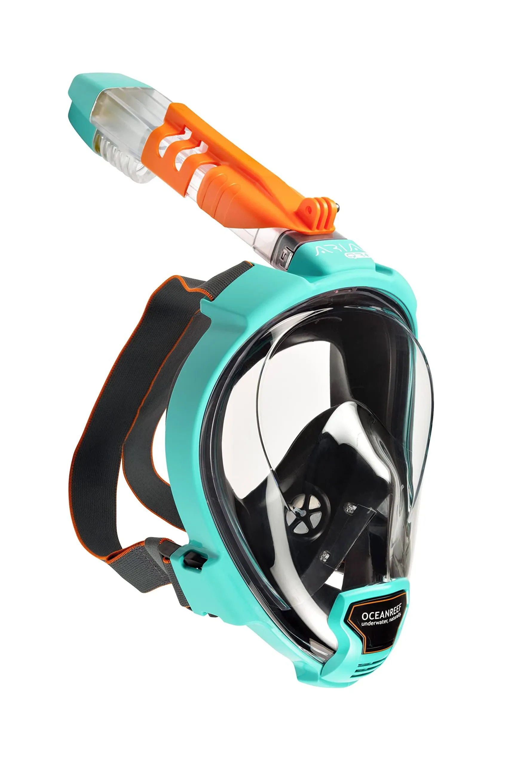 Ocean Reef Aria QR+ Full Face Snorkeling Mask - Teal (L/XL) - OR019027