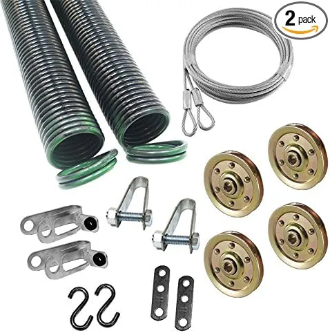 Garage Door Extension Spring for 7' High Door, 120 Pounds 25 42 120 Coded Green ( Pair )