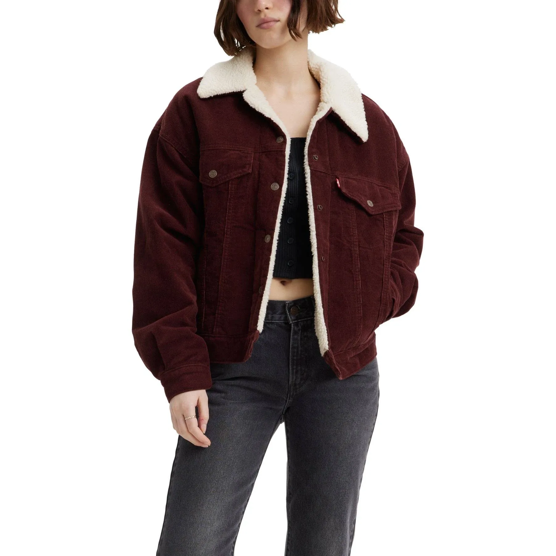 Levi's Women's 90s Sherpa Trucker Jacket (Standard and Plus)