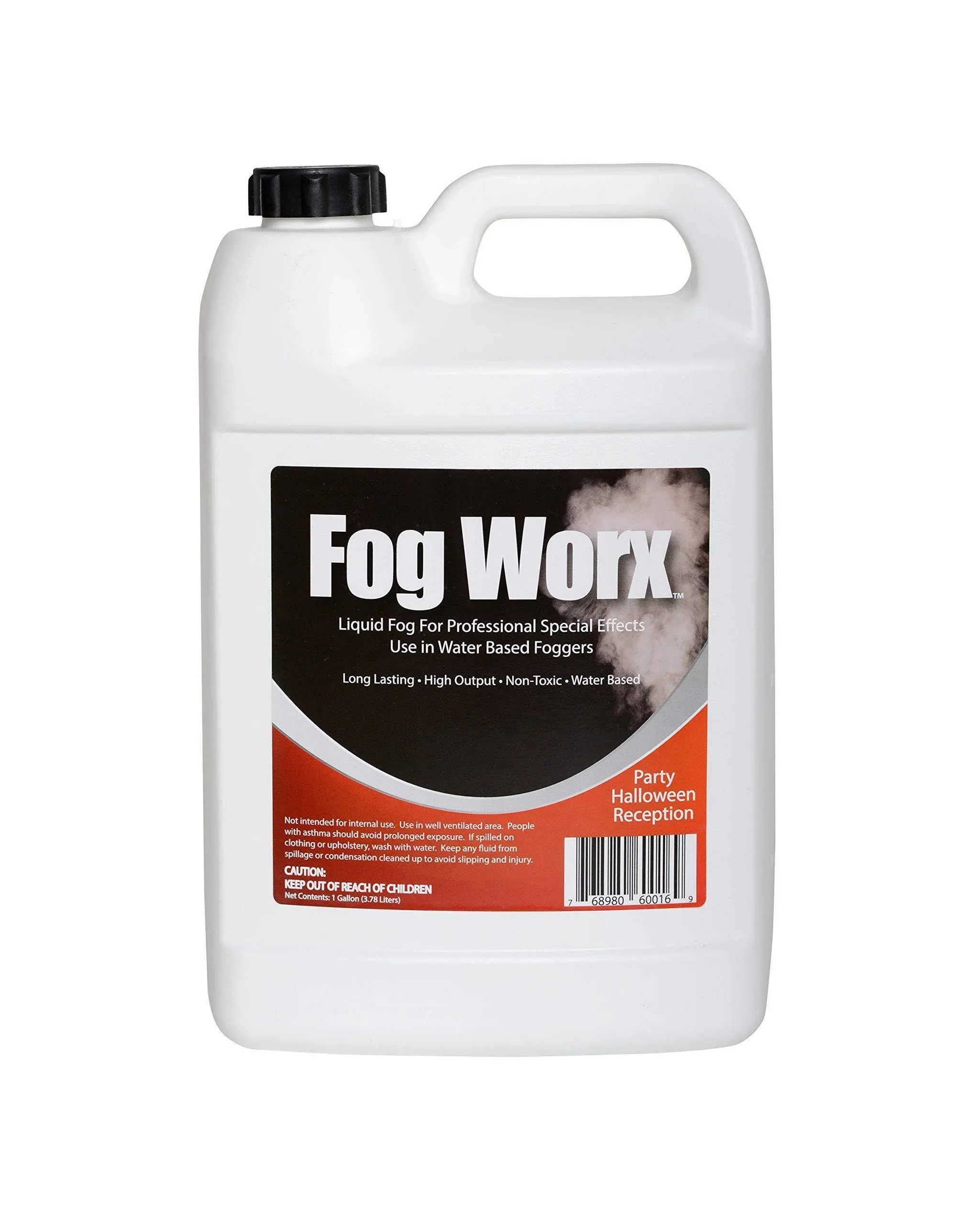 Fogworx Fog Juice - 1 Gallon of Organic Fog Fluid (128 oz) - Medium Density, High ...