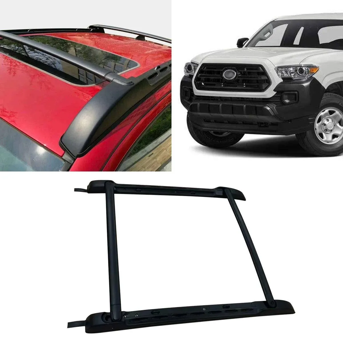 Autoxrun Roof Rack Rails Replacement for 2007 -2021 Tacoma Double Cab Cross Bars ...