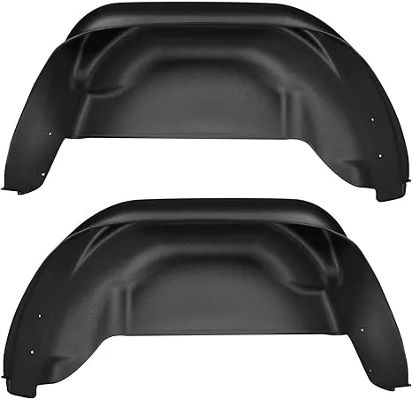 Husky Liners — Wheel Well Guards | Fits 2021 - 2024 Ford F-150 (Excludes Raptor), Rear Set - Black, 2 pc. | 79161