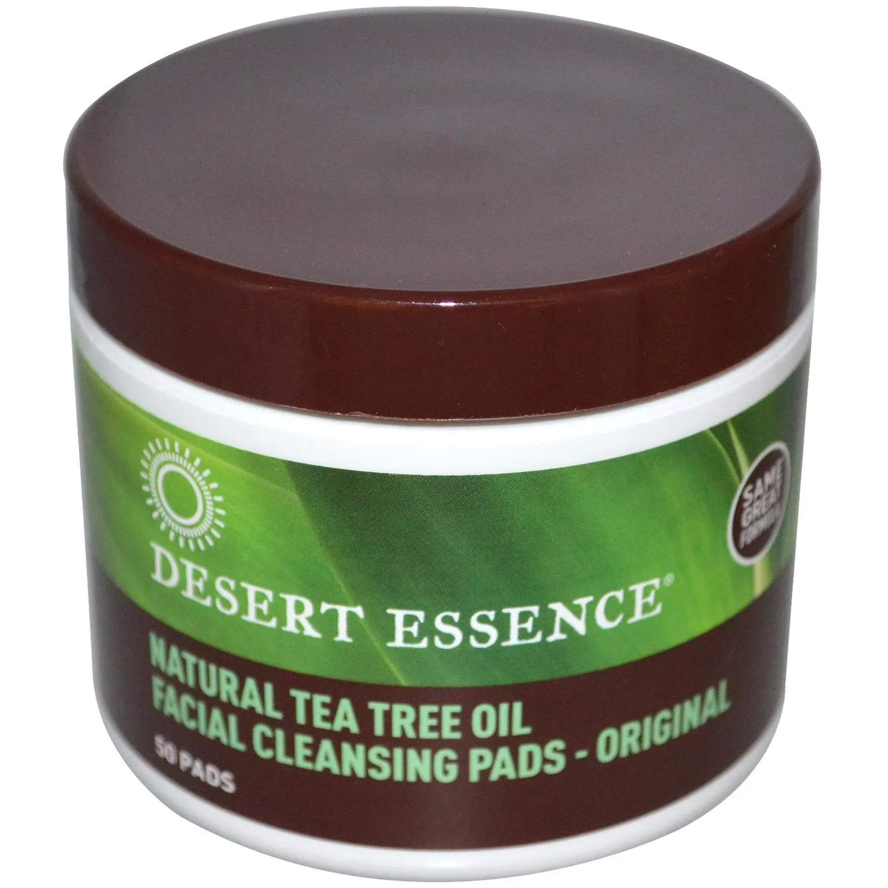 DESERT ESSENCE - Tea Tree Oil Facial Cleansing Pads - 50 Pads