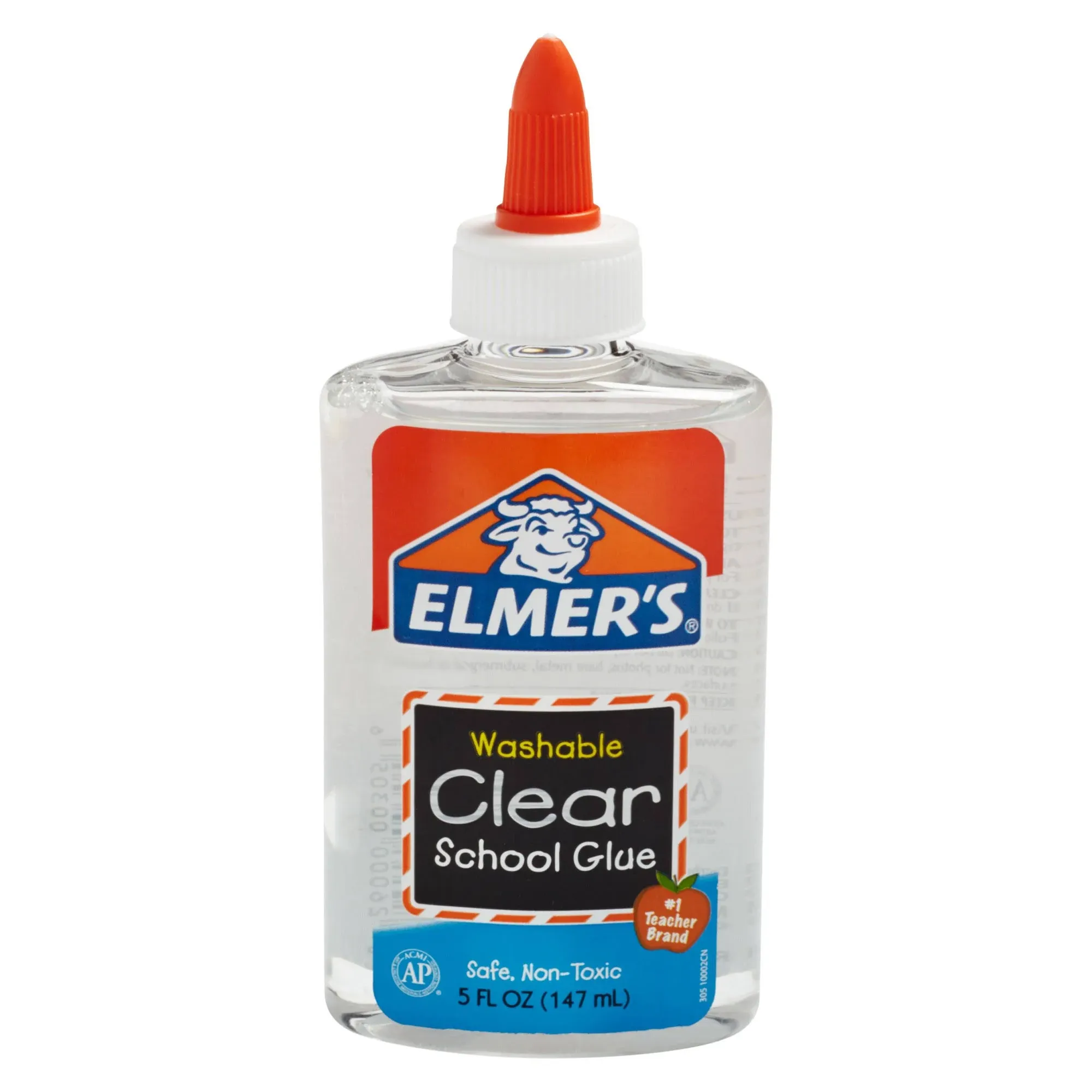 Elmers Glue, Clear, Washable - 5 fl oz