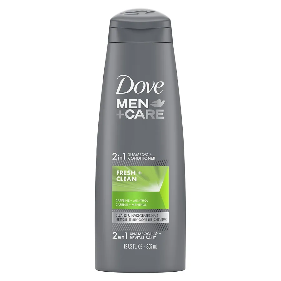 Dove Men+Care  Fresh and Clean 2 in 1 Shampoo and Conditioner 12 oz