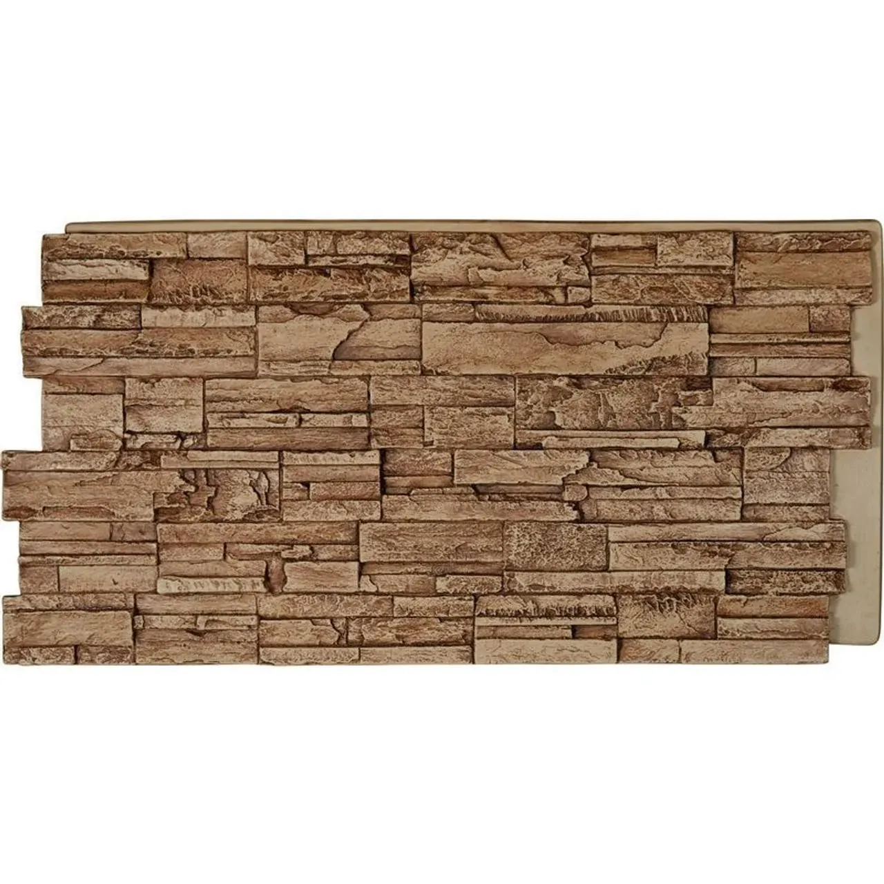 Cascade Stacked Stone Stonewall Faux Stone Siding Panel Sedona