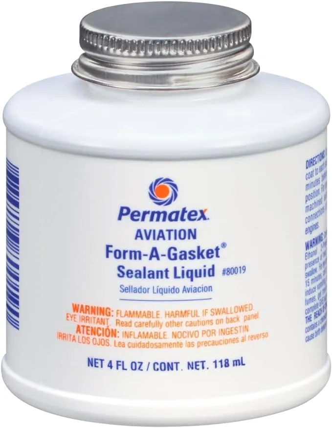 Permatex 80019 Aviation Form-A-Gasket No. 3 Sealant, 4 oz.Permatex 80019 Aviation Form-A-Gasket No. 3 Sealan…