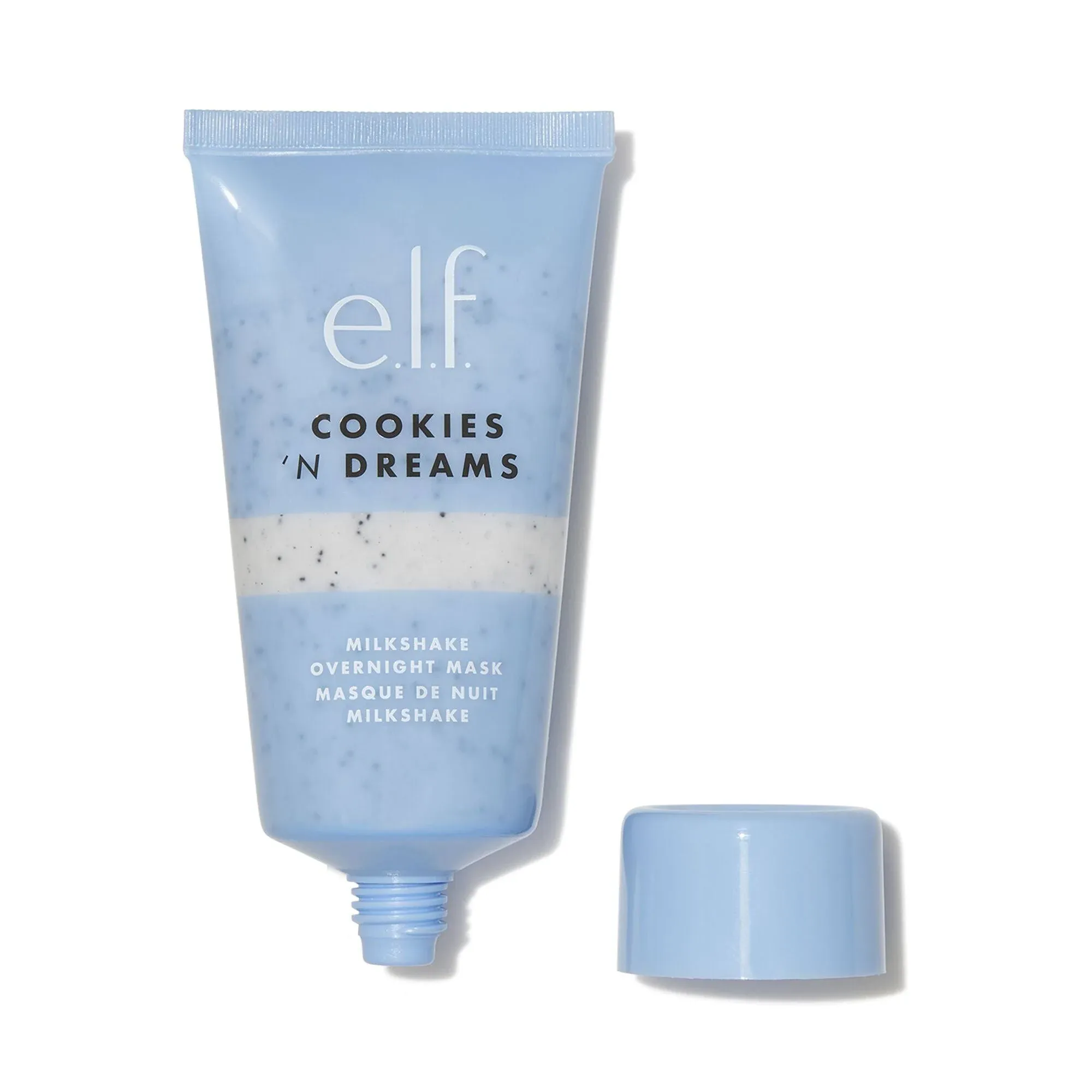 e.l.f. Cookies N' Dreams Milkshake Overnight Mask, Richly Soothing Face Mask For Moisturizing & Nourishing Skin While You Sleep, Vegan & Cruelty-free