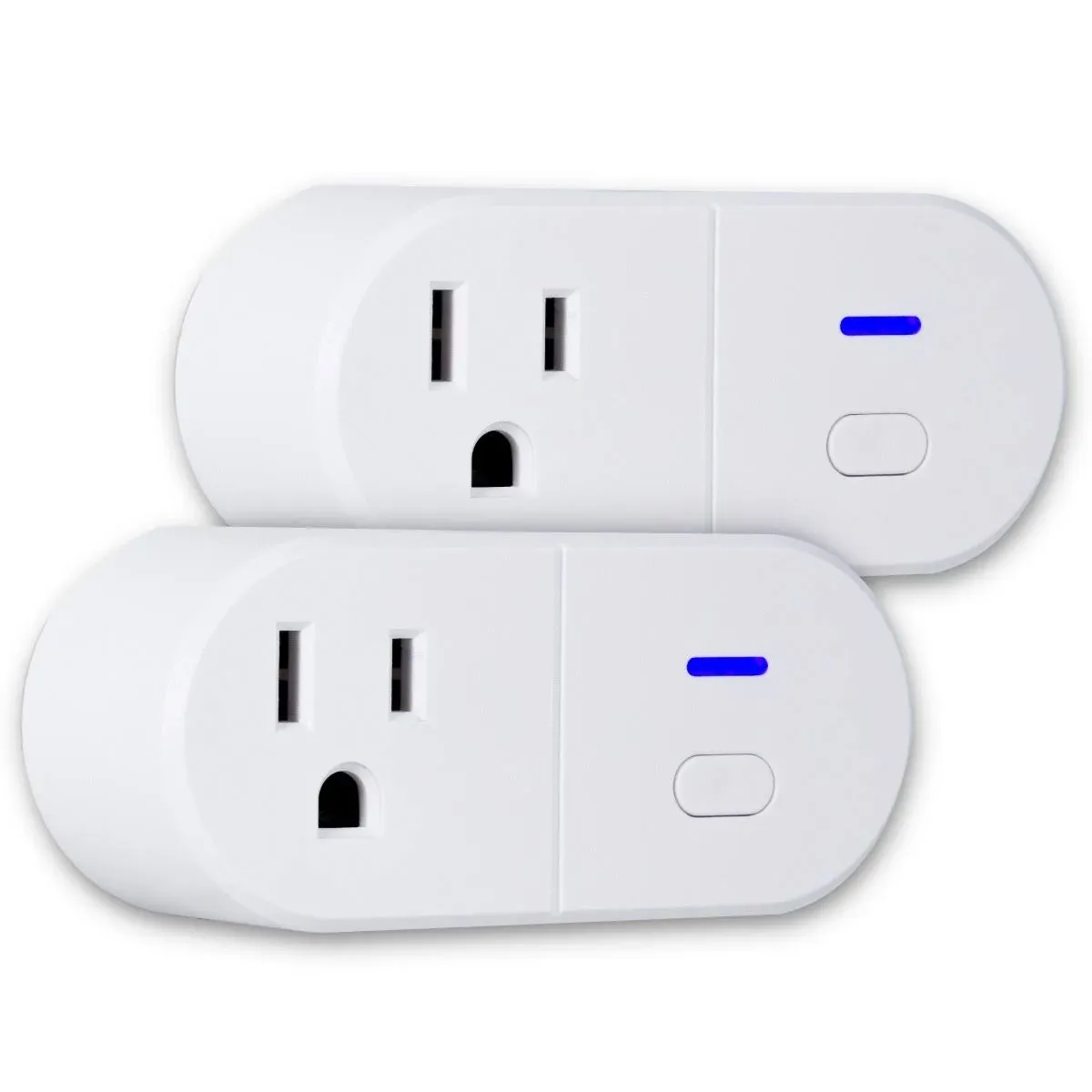 UltraPro Plug-In 1-Outlet WiFi Smart Switch 2 Pack White