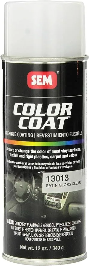 SEM 13013 Satin Clear Color Coat - 12 oz.SEM 13013 Satin Clear Color Coat - 12 oz.