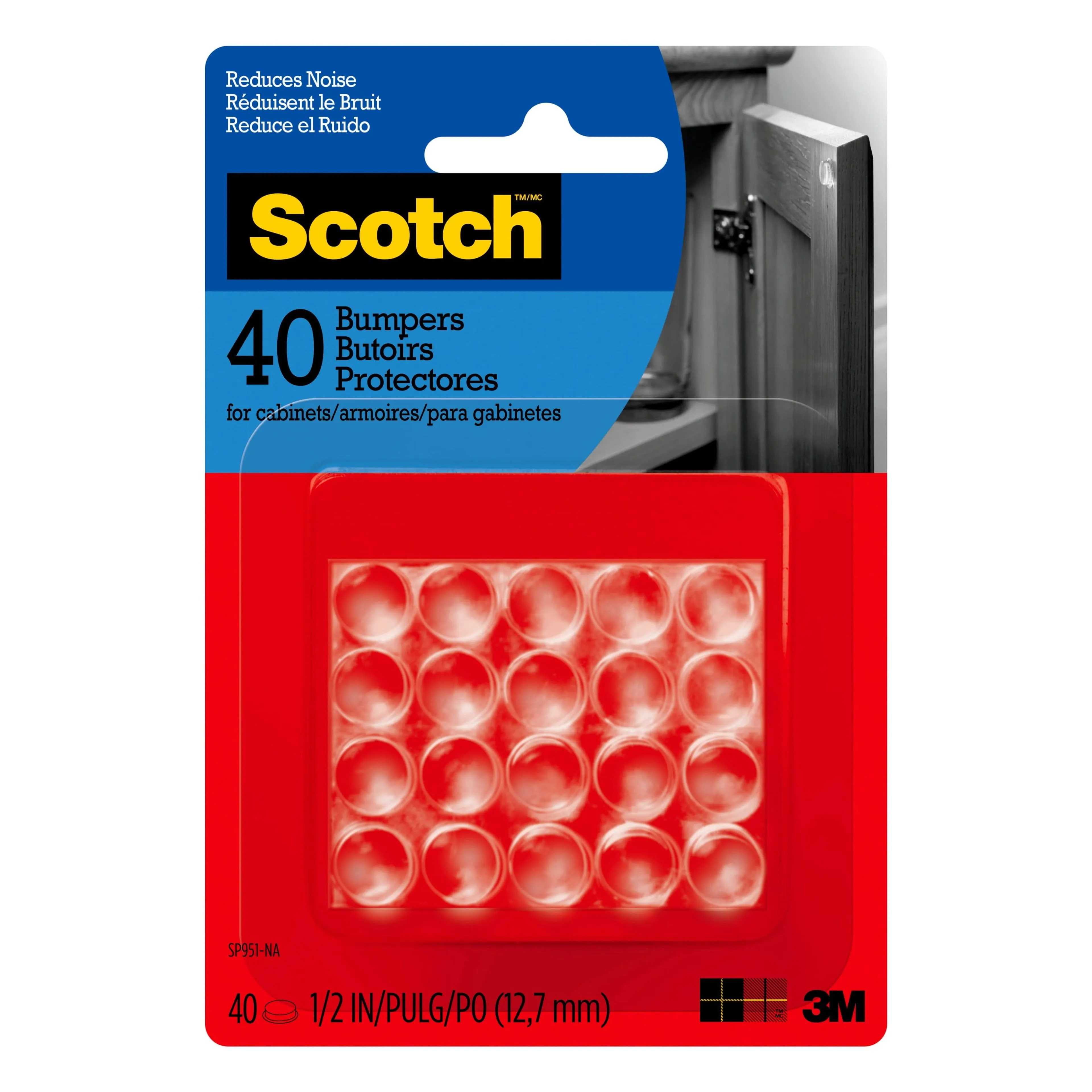 Scotch Round Bumpers - Clear 40