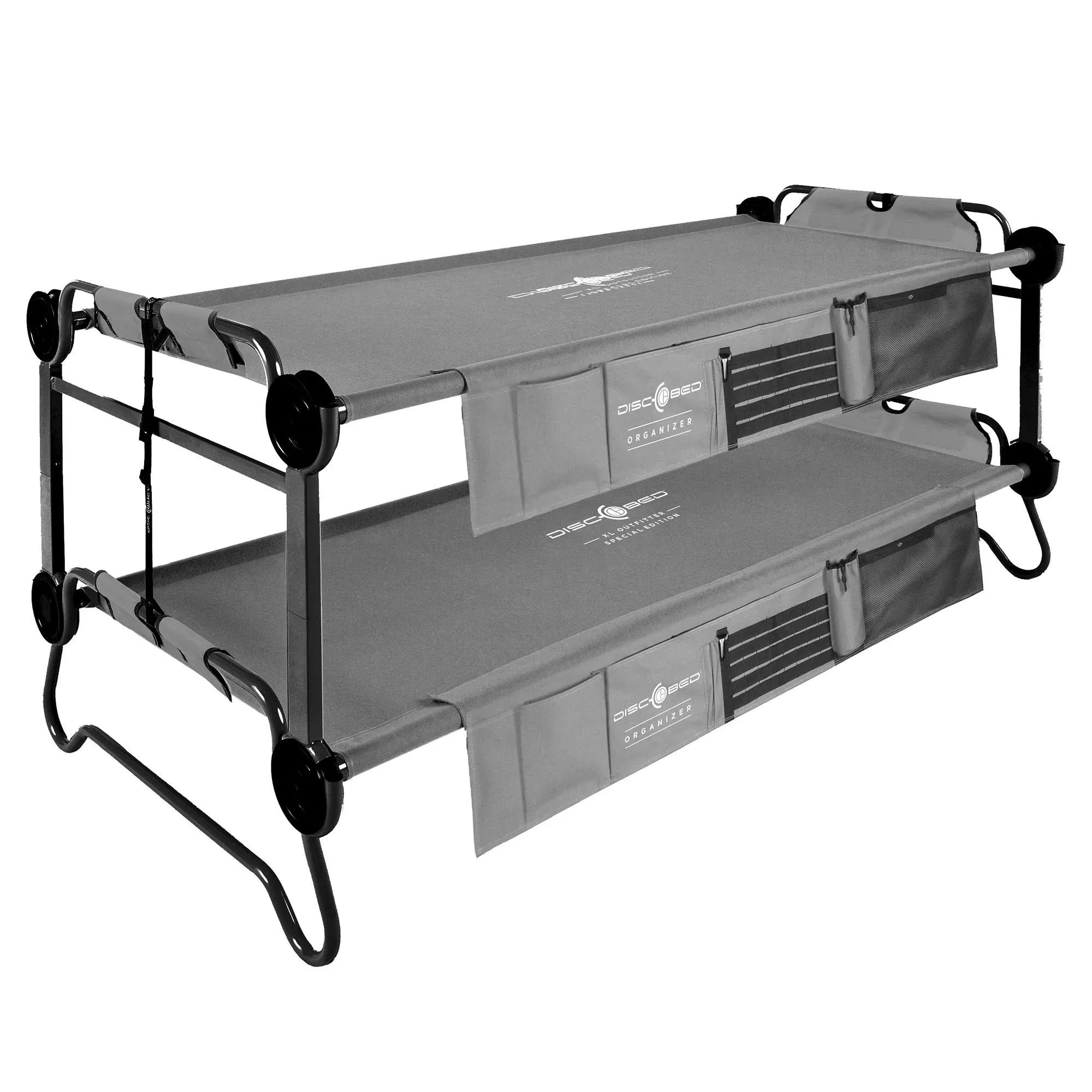 Disc-O-Bed XL Grey Outfitter Edition with Organizers