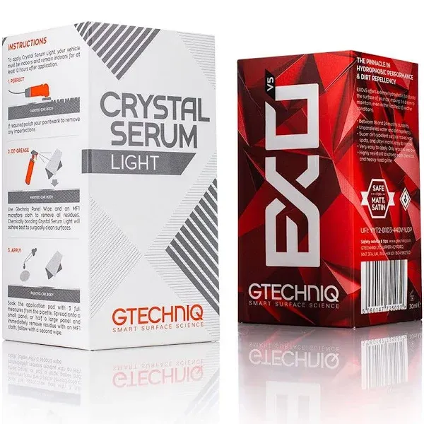 The Rag Company Gtechniq EXOv5 & Crystal Serum Light Bundle