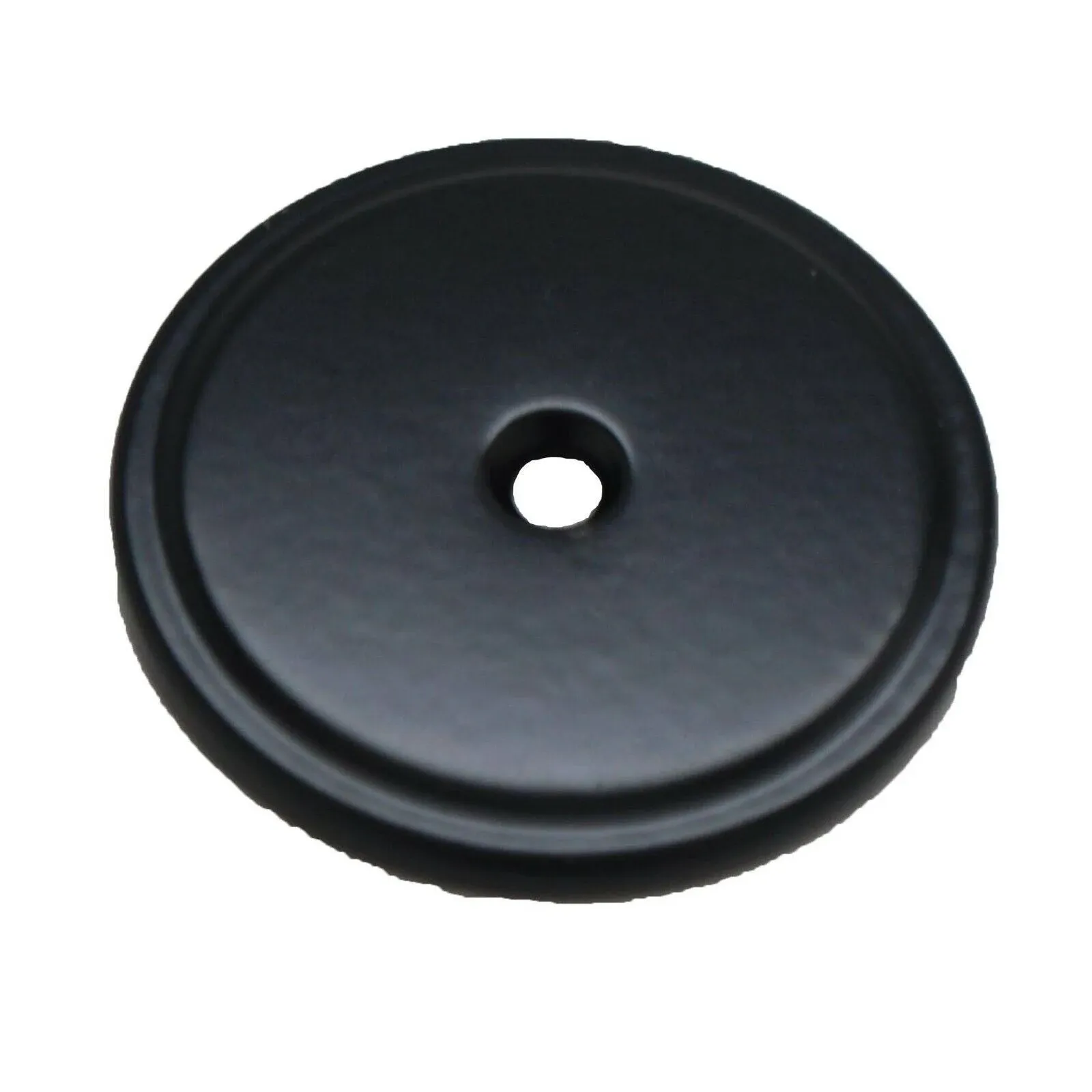 Bi-Fold Closet Door Knob Backplate, 1-3/4 Inches, Matte Black by Stone Harbor Hardware