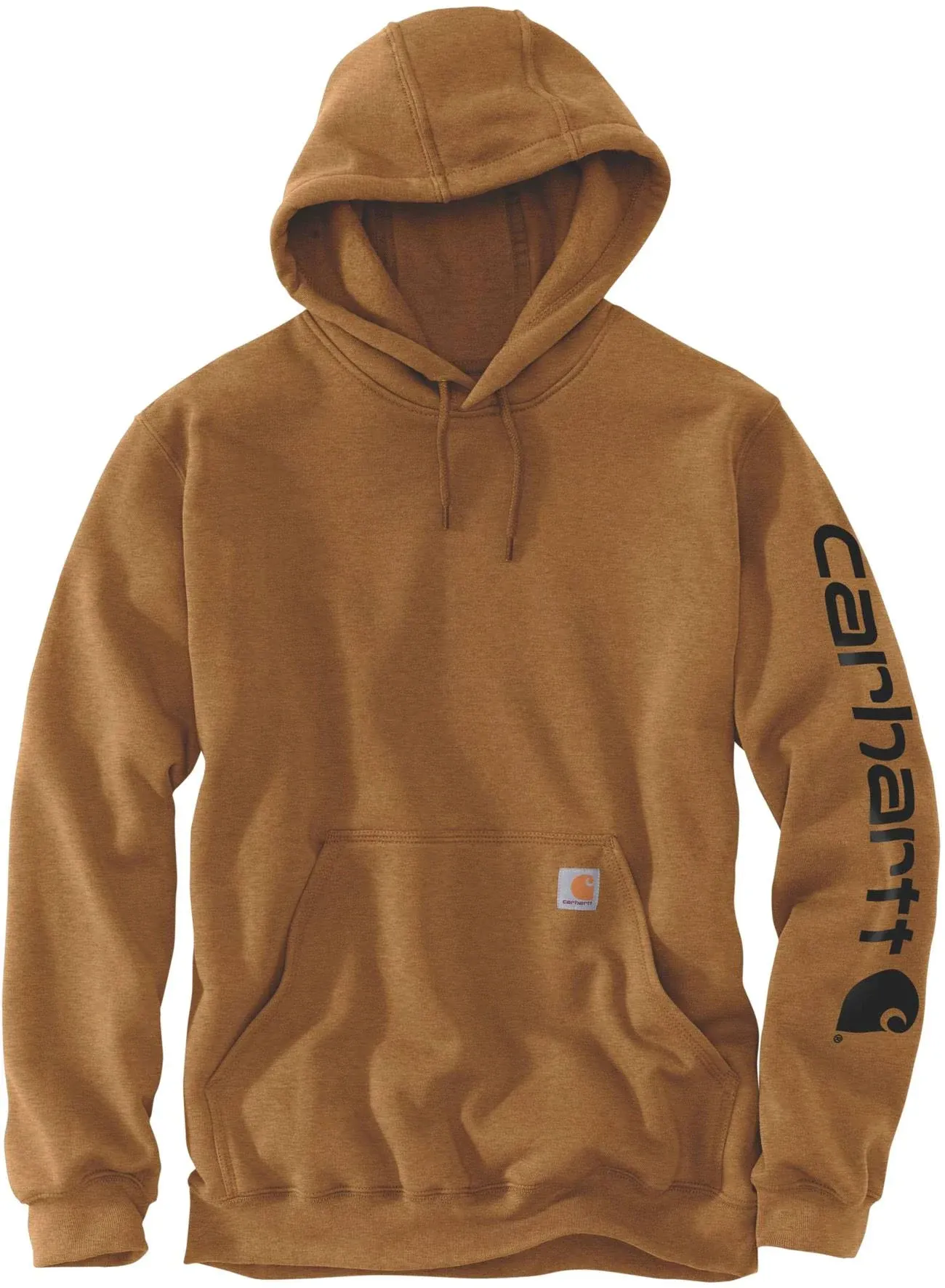 Carhartt Men's K288 Loose Fit Midweight Logo Sleeve Graphic Sweatshirt | Brown | Xs