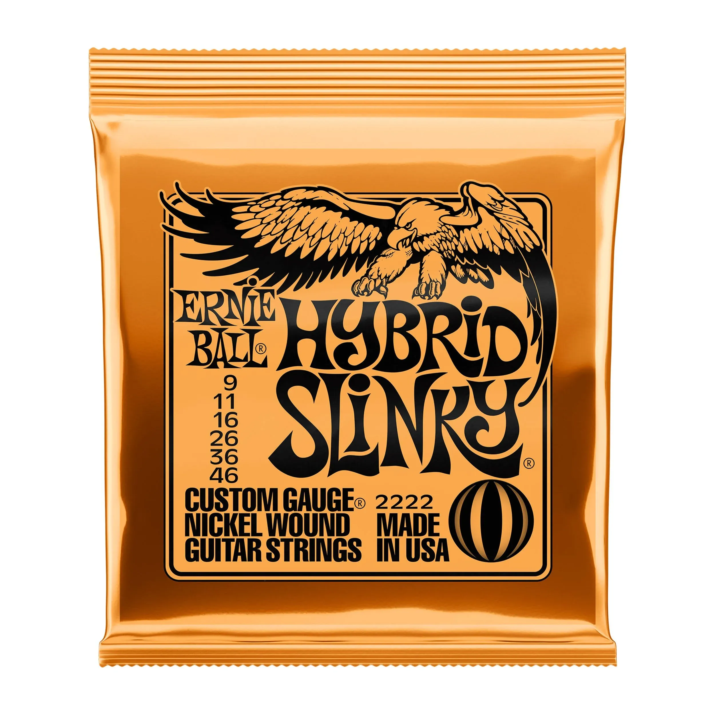 Ernie Ball Hybrid Slinky Nickel Wound Electric Guitar Strings