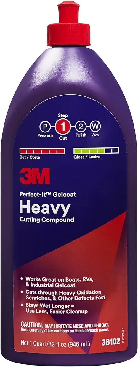 3M 36102 Perfect-It 1 qt Gelcoat Heavy Cutting Compound