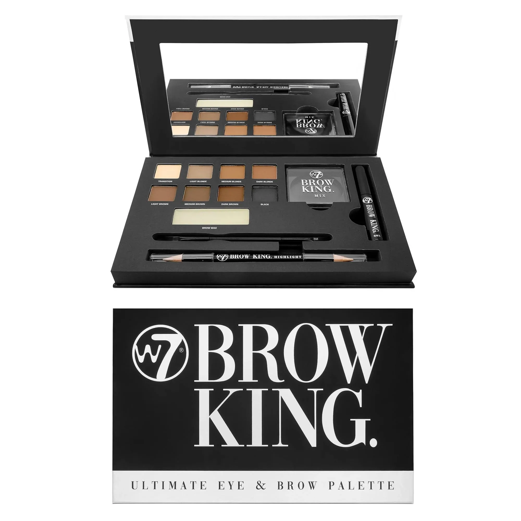 W7 Brow King Ultimate Eye and Brow Palette - Brow Palette