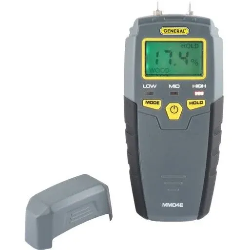 General Tools Pin-Type Digital Moisture Meter with LCD Display Model: MMD4E New