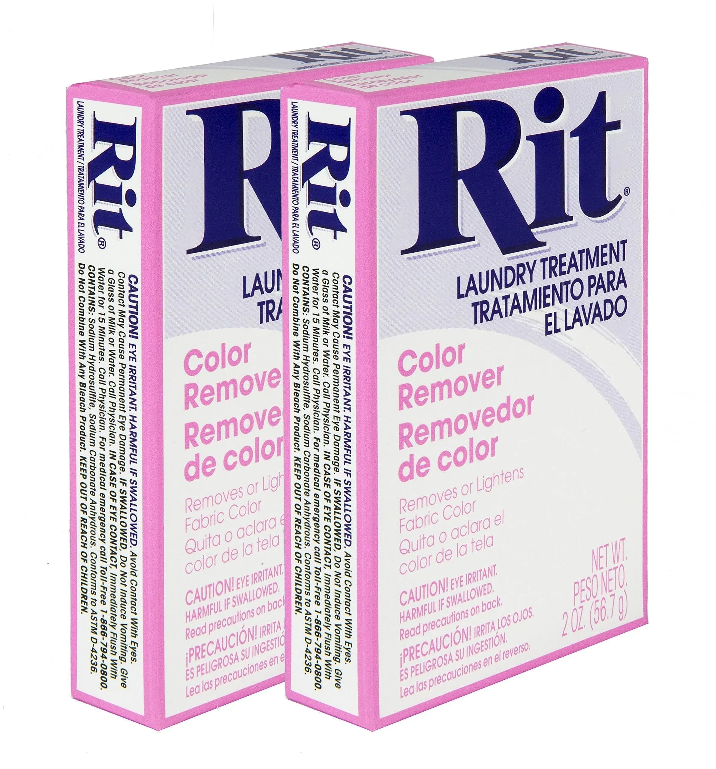 Rit Color Remover, NEW, 2 Oz. Pack Of 2