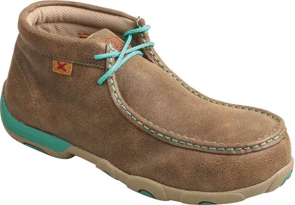 Twisted X Women's Chukka Driving Moc Toe Work Shoes