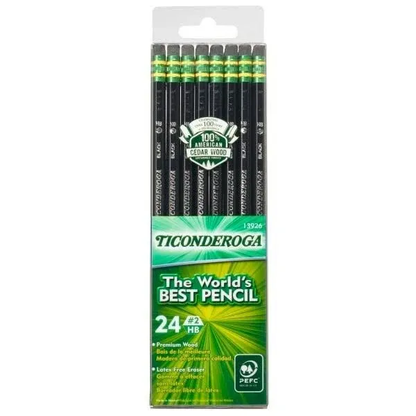 Ticonderoga 13926 No. 2 Pencils