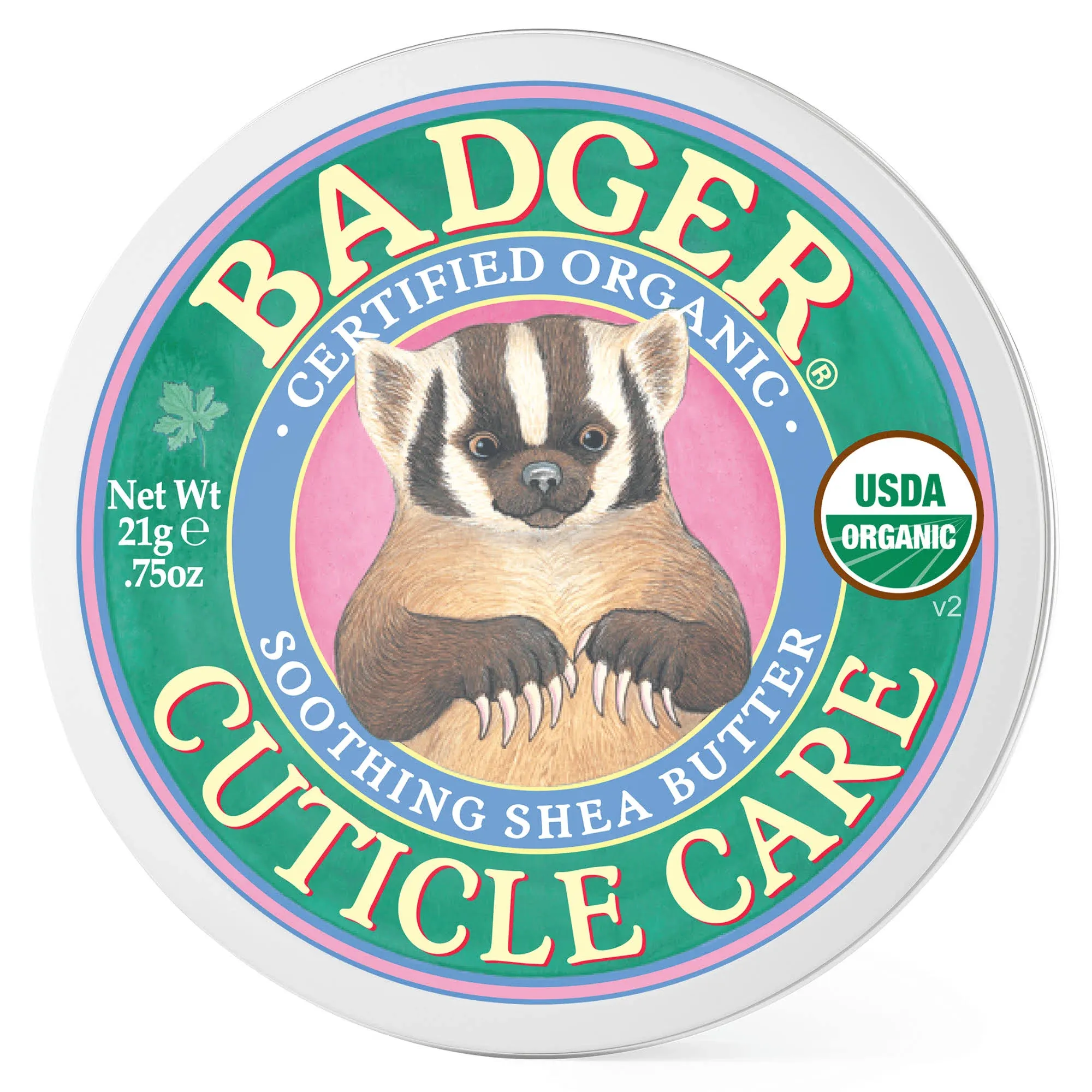 Badger Organic Cuticle Care with Soothing Shea Butter - 0.75 oz tin