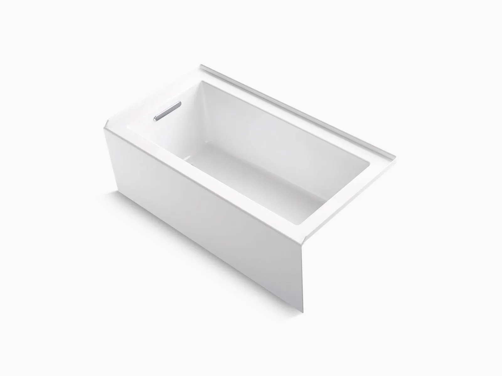 Kohler K-1957-LA Underscore 60" x 32" Alcove Bath, Left Drain - White