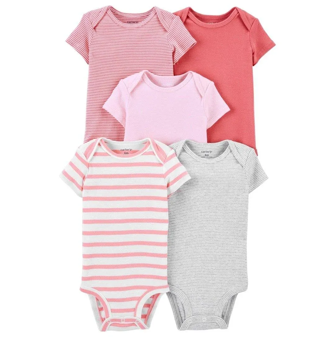 Carter's baby-girls Multi-pk Bodysuits 126g330