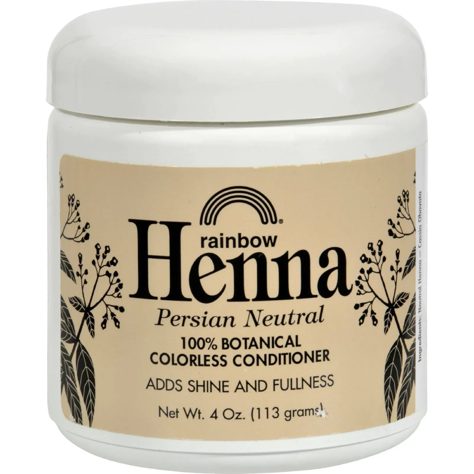 Rainbow Henna Colorless Conditioner, Persion Neutral - 4 oz tub