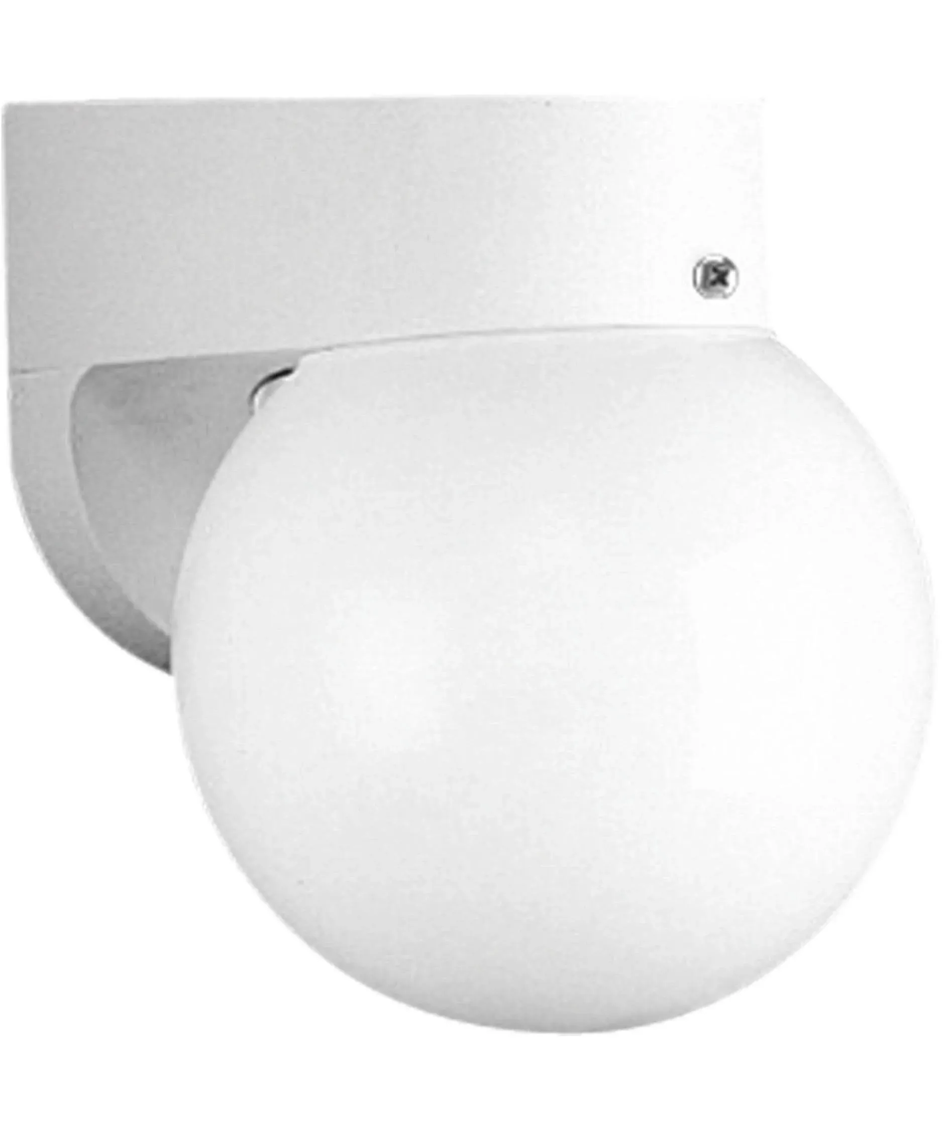 Progress Lighting White Polycarbonate 1-Light Outdoor Wall Bracket P5813-30