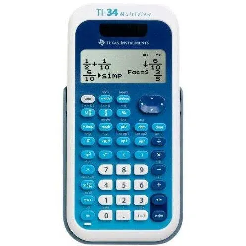 TI-34 Texas Instruments MultiView Intermediate Scientific Calculator NEW 