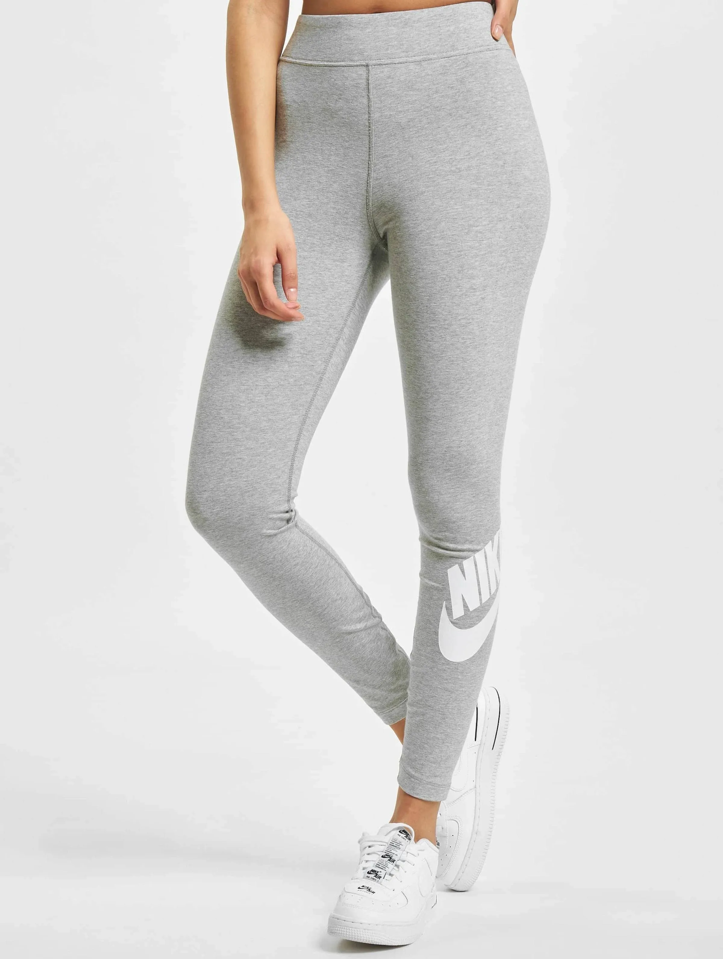 Women's Nike Sportswear Essential High-Waisted Leggings, Size: XS, Grey