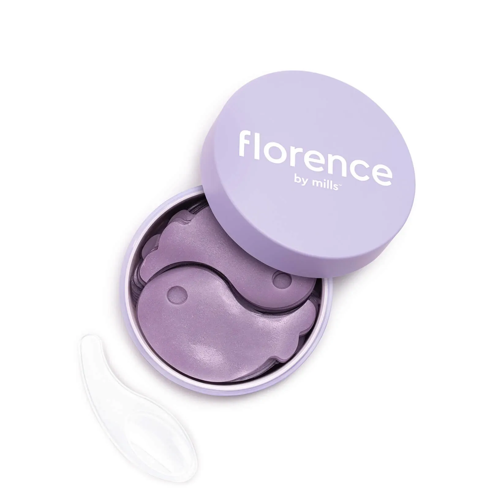 florence by mills Swimming Under the Eyes Gel Pads| Hydrating + Visibly Brighten| Revitalize Skin| Vegan & Cruelty-Free - 60 Count/ 30 Pairs