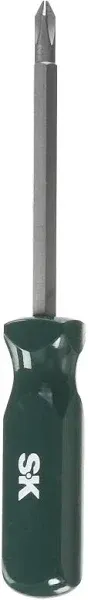 SK Tools USA 2-IN-1 SureGrip Pocket Screwdriver - Phillips and Slotted - 85112