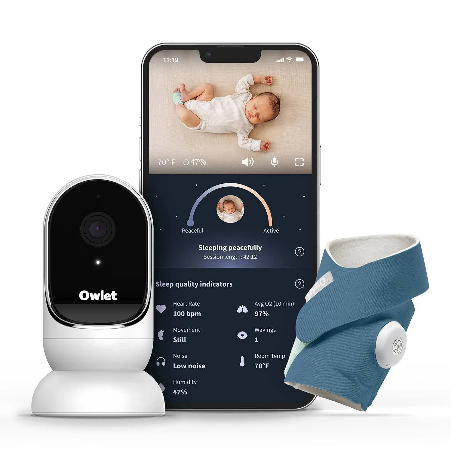 Owlet Dream Duo 2 Smart Baby Monitor