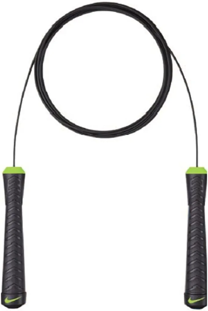 Nike Weighted Rope Skipping Sports Jump Adjustable .5 LB 9&#039; Rope Allen Key Black