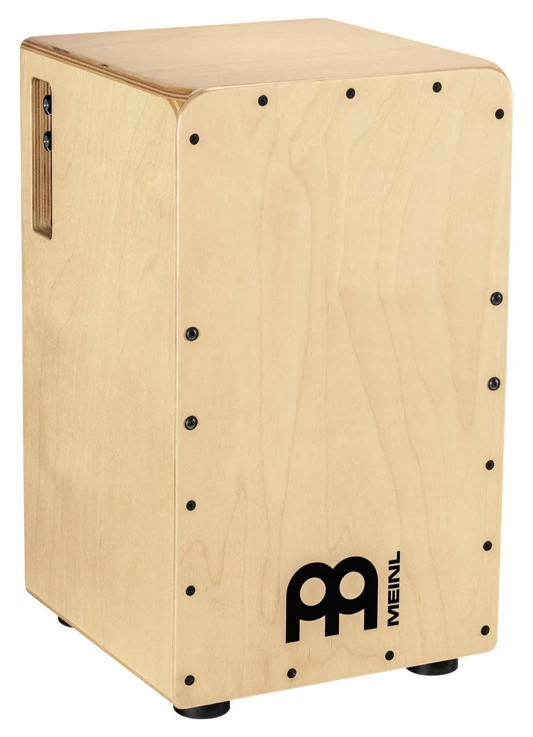 Meinl Percussion Woodcraft Pickup String Cajon Box Drum with Electronics for Amp or PA System and Snare Effect — NOT Made in China — Play with Your Hands, Baltic Birch, 2-Year Warranty (PWC100B)