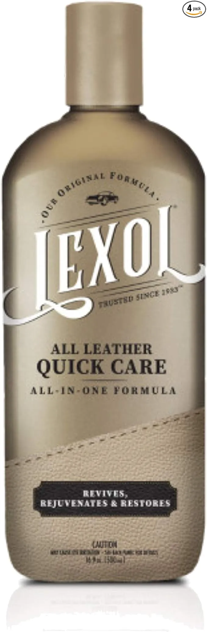 Lexol All Leather Cleaner for Car Interior, Couches and Furniture, Shoes