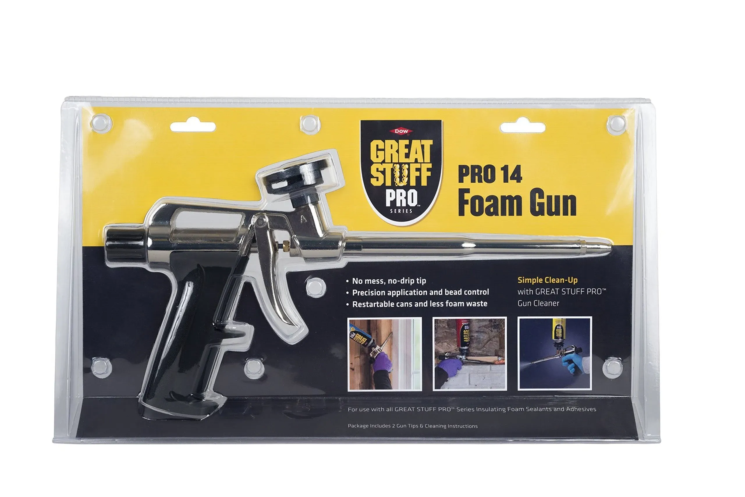 Great Stuff Pro Series PRO 14 Industrial Aluminum FOAM GUN No Mess/Drip 99046685