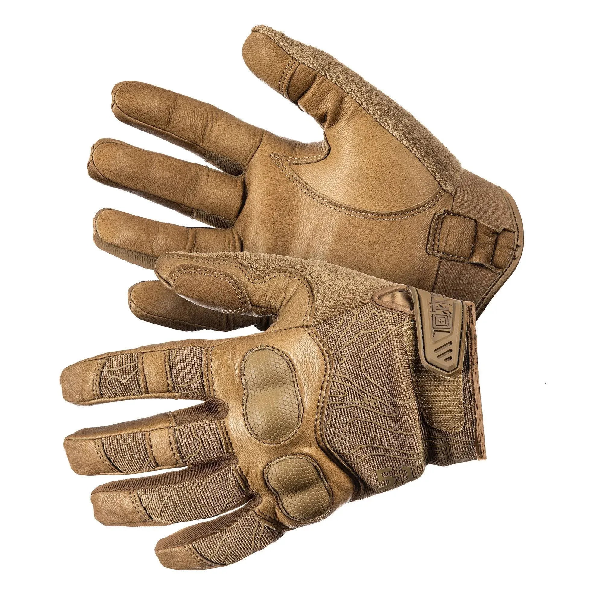 5.11 Tactical Hard Times 2 Gloves - Kangaroo - 59379-134-L