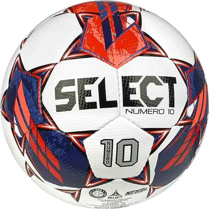 Select Numero 10 V23 Soccer Ball White/Blue - Size 5