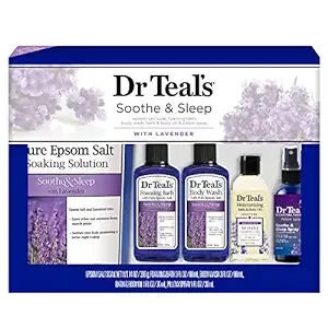 Dr Teal's Soothe & Sleep Lavender 5-Piece Bath Regimen Set