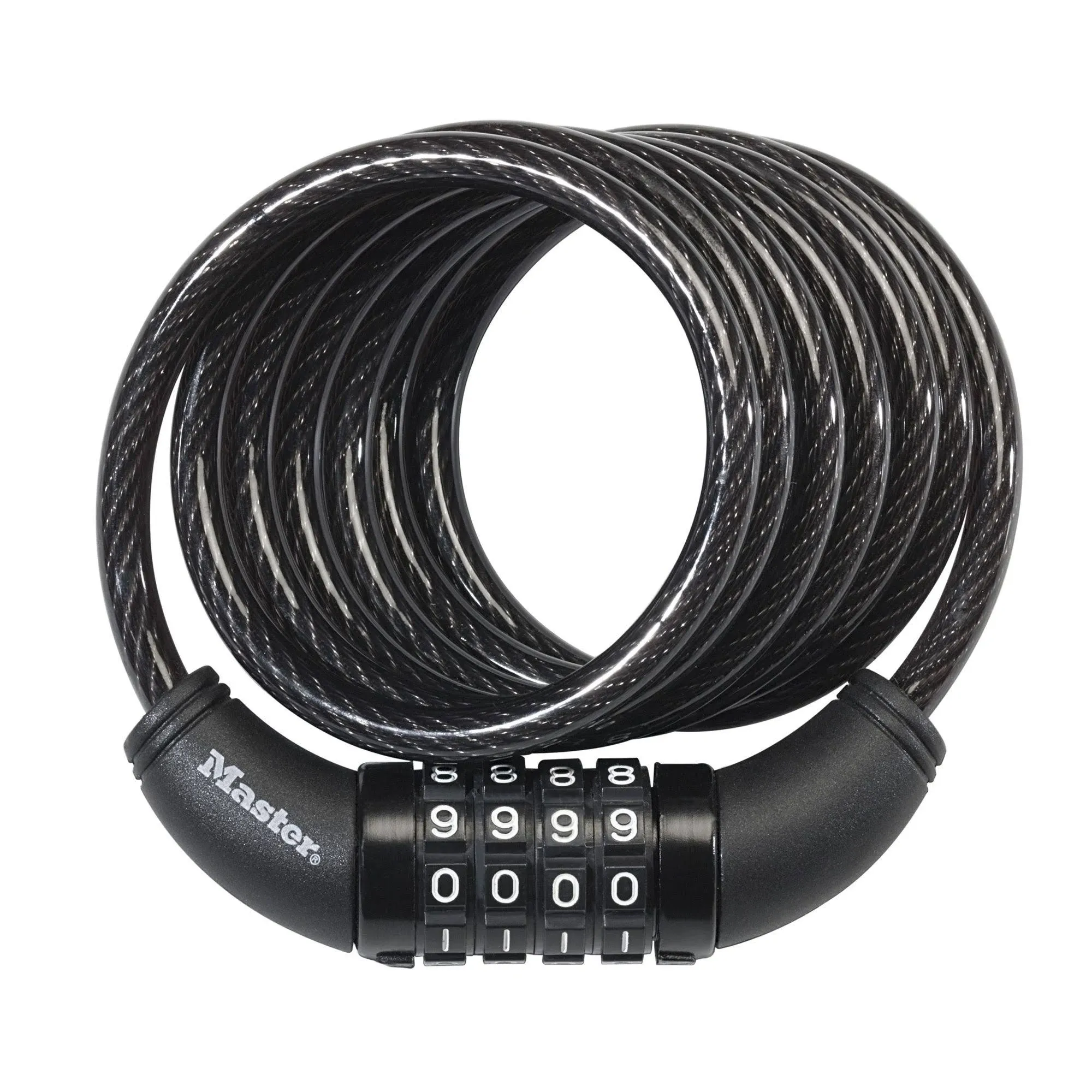 Master Lock 8114D Combination Cable Lock, 6' x 5/16"