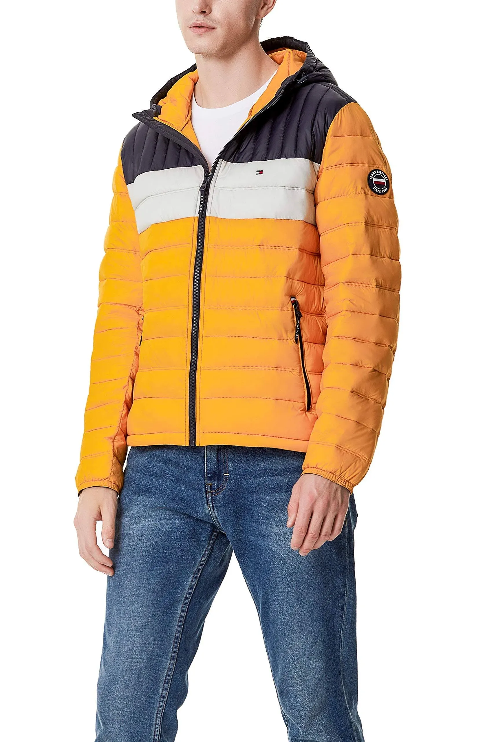 Tommy Hilfiger Men's Water Resistant Ultra Loft Filled Hooded Puffer Jacket