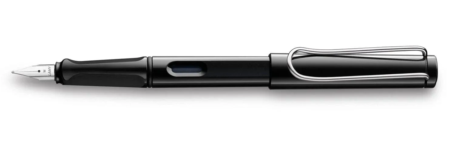 Lamy Safari Fountain Pen - Shiny Black Fine