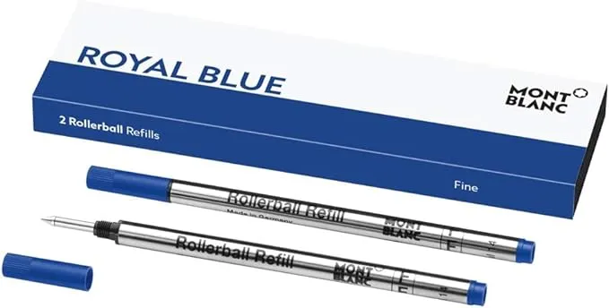 Montblanc Rollerball Refills Royal Blue