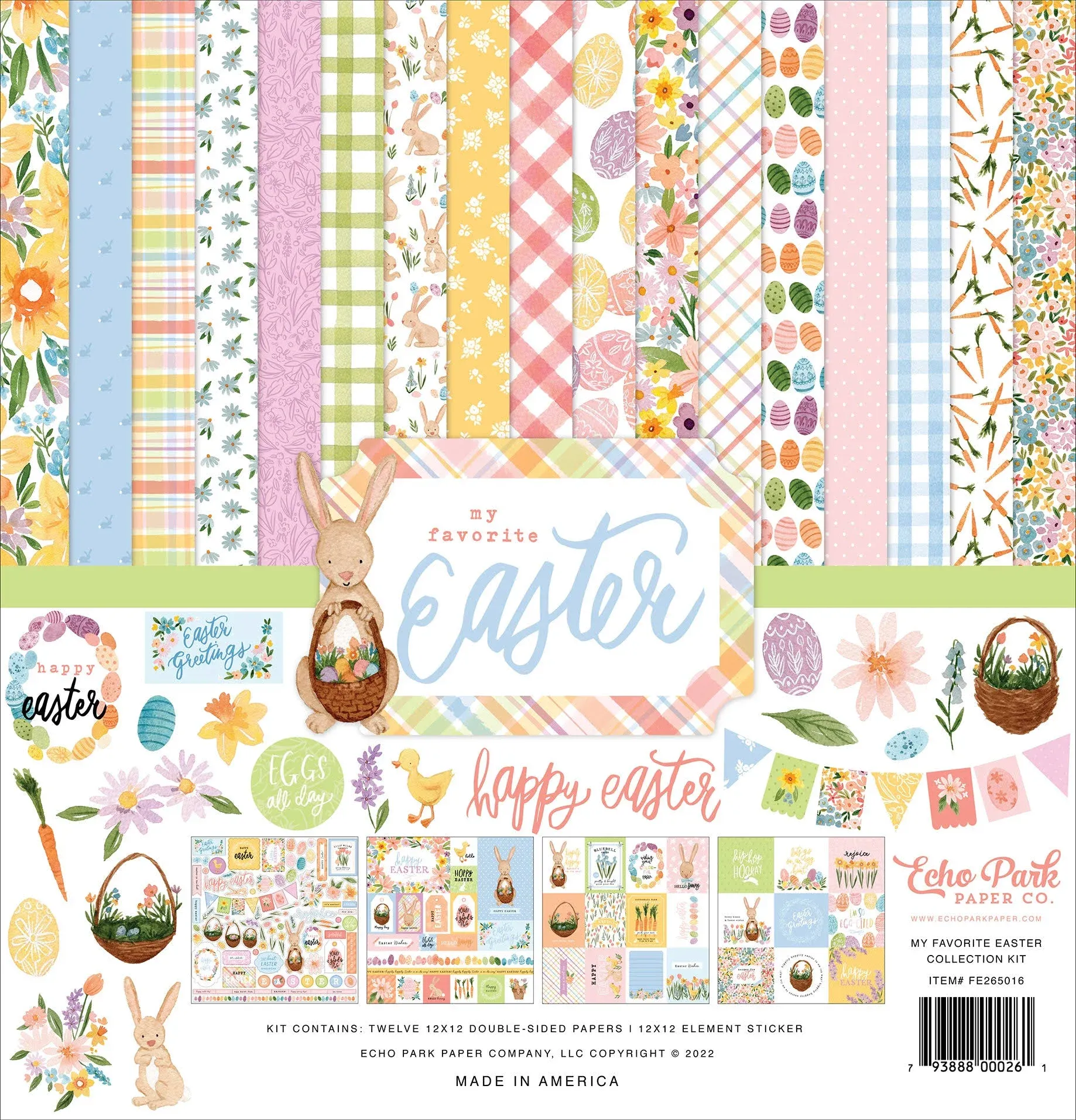 Echo Park Collection Kit 12"X12"-My Favorite Easter